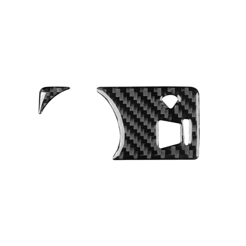 Interior Decals Compatible with Hyundai Genesis Coupe 2013 2014 2015 2016 Headlight Switch Control Button Real Carbon Fiber Trim Stickers - color: Headlight Switch