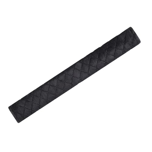 Amooca Soft Automotive Seat Belt Cover Seatbelt Shoulder Pad Neck Protector Cushions Universal Fit SUV Trucks Backpack Black Extra Long 15.7in - color: Black, size: 15.7in-1pc