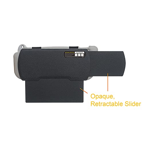 Car Visor Extender TFY Anti-Glare Sun Visor Extender Windshield and Side Window Sunshade and UV Rays Blocker (1 Piece) (Black) - color: Black