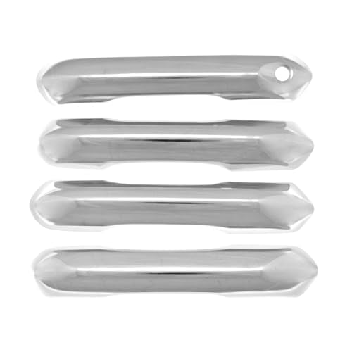 Trim Illusion Chrome Patented Door Handle Cover Overlay for 2020-2026 Ford Explorer | Easy No-Tool Install | US Patented