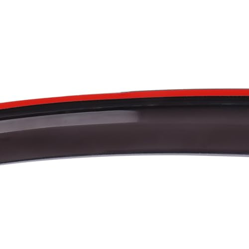 Window Visors Fits 13-17 For Honda For Accord Sedan Polycarbonate Window Visors W/Chrome Trim 4Pc Rain Guard