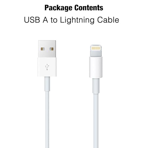Abysssea 1.5FT Short CarPlay Cable, 20 inch USB A to Lightning Cable for iPhone 14, 14 Plus, 14 Pro Max, 13, SE 2nd/12/11/Xs/XR/8/7, iPad Air 4/5/ 6/7/8, Mini 2/3/4/5 Charger Cord, Car Charging Cable - size: 1.5FT