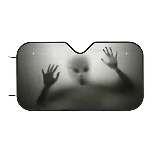 Alien trapped Car Windshield Sunshade Front Window Sun Visor Protector Foldable Shield Cover for Truck SUV - color: Black6