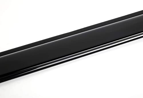 Side Window Visor Wind Vent Deflector fit for 2007-2018 Jeep Patriot,4pcs Outside Mount Tape-on Shatterproof Dark Smoke Rain Guards Window Shades 94359 - size: 2007-2018 Patriot Outside Mount