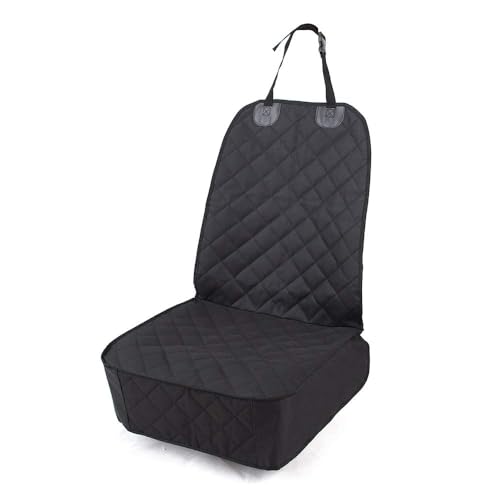 HONEST OUTFITTERS Dog Car Seat Cover 2 Pack, Waterproof Front Seat Car Cover for Cars, Trucks, and Suvs, Pet Front Cover for Cars, Nonslip Dog Seat Cover, Black - color: Black-2pcs