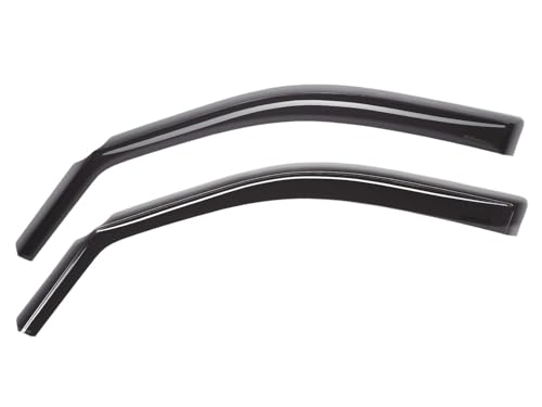 WeatherTech Custom Fit Side Window Deflectors for GMC Canyon, Colorado - (80766IM), Dark Tint - color: Dark Tint
