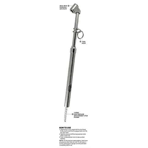 Slime 2021-A Tire Gauge, Dual Head, Pencil Gauge, Truck & SUV, 10-150 psi - size: Large, style: Pencil