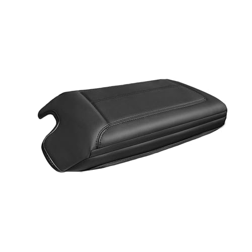 Muslogy Center Console Armrest Cover Fit for Ford F-150 F150 2009-2014 Accessories, Comfort Armrest Pad Console Lid Cushion Vegan Leather 1-Inch Extra Thick(Bucket Seat ONLY) - size: 2) 09-14 |F150| Bucket Seat, +Thick