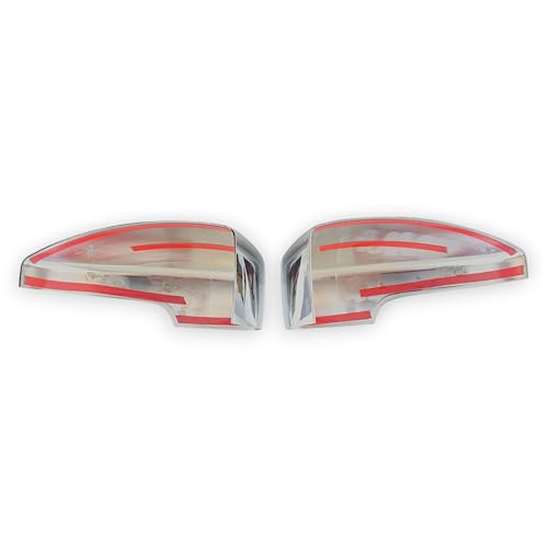 Trim Illusion MC337 Chrome Side Mirror Cover Caps | Overlay Trim | Fits Ford EcoSport 2018–2022 - color: Chrome