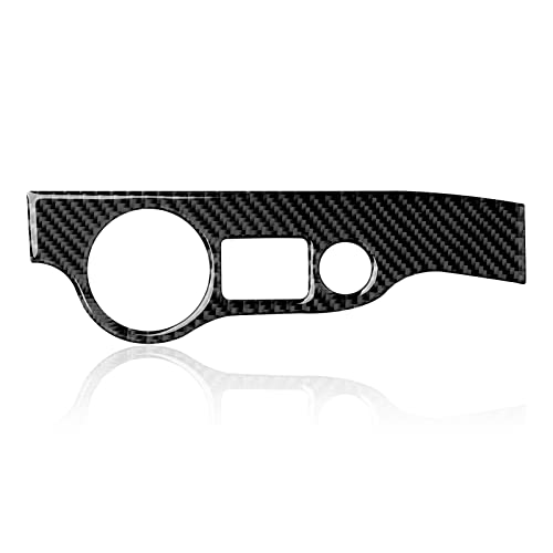 Car Headlight Switch Control Cover Decals for 2011-2023 Chrysler 300 / 300C / 300S / Limited/Touring/Base Accessories Carbon Fiber Stickers - color: Headlight Switch Cover Trim