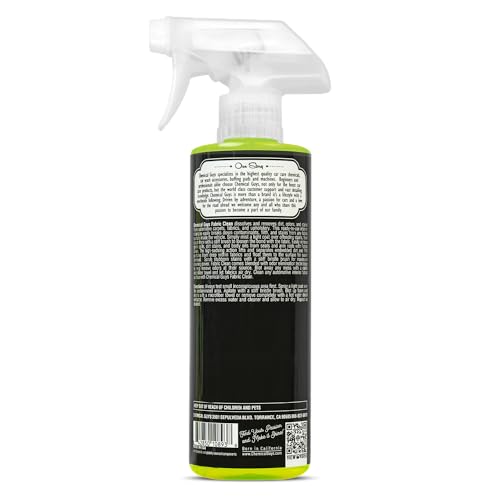 Chemical Guys CWS21916 Foaming Citrus Fabric Clean Carpet & Upholstery Cleaner, Ready to Use, Sprayable (for Carpets, Seats & Floor Mats), Safe for Cars, Home, Office, & More, 16 fl oz, Citrus Scent - size: 16 Fl Oz (2 Pack)