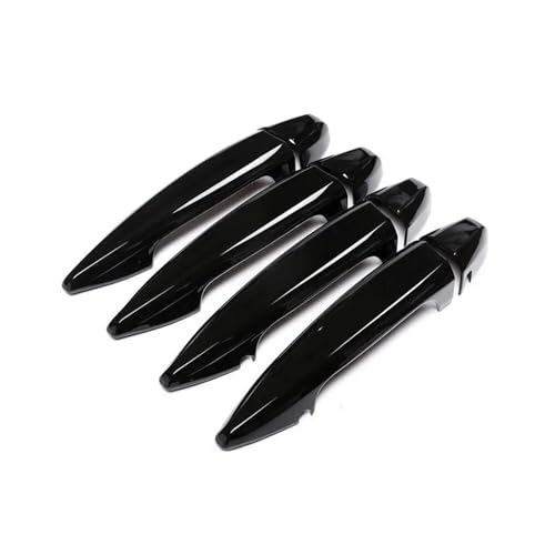 Car Carbon Fiber Texture Exterior Door Handle Cover Compatible with BMW X1 F48 2016 2017 X5 X6 F15 F16 2014-2017 ABS Protective Trim(Carbon Texture) - color: Carbon texture