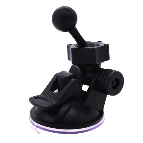 Suction Cup Mount for Garmin Dash Cam Mini/Mini 2/Min 3 30 35 45 46 55 56 65W 66W 67W X110 X210 X310/Speak Plus & Nuvi GPS - 4 Ball Head - size: Suction Cup Mount