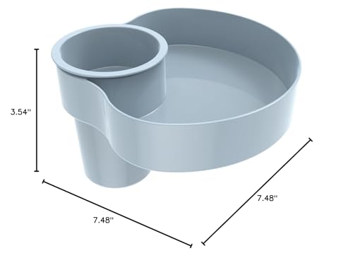 Car Seat Snack Tray (Grey, 1 PACK) - color: Grey, size: 1 PACK