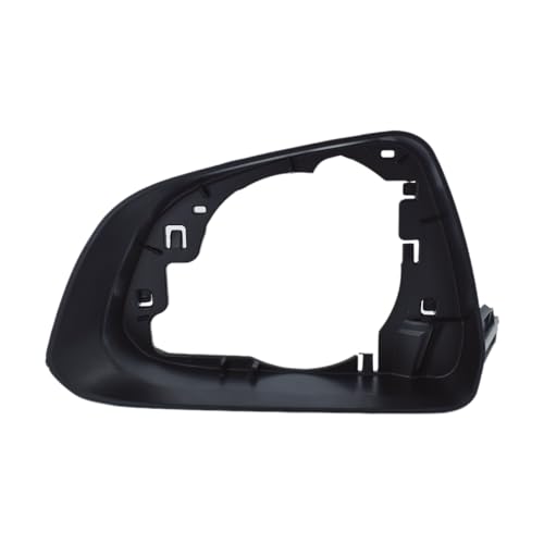 Fits For Tesla Model 3 Left Driver Side Wing Mirror Cover and Mirror Frame Set Rearview Lower Holder Tray Cap Housing 2017-2024(left side black) - size: Model 3 Left Side Black