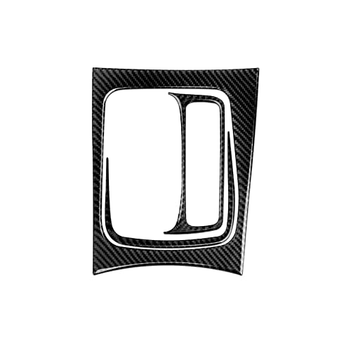 Car Gear Shift Panel Decals for 2015-2023 Chrysler 300 / 300C / 300S / Limited/Touring Accessories Carbon Fiber Interior Stickers - color: Gear Shift Frame