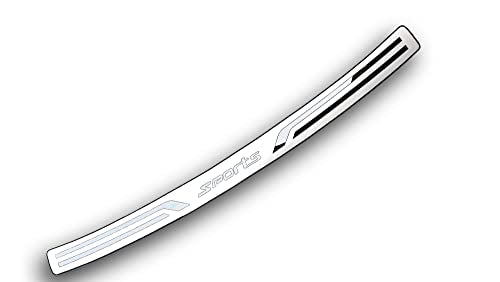 Car Stainless Steel Rear Bumper Protector, for Toyota Highlander 2015-2021 Accessories, Auto Parts Tailgate Back Trunk Door Sill Cover Scuff Plate Strip Guard Protection