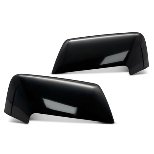 A-Premium 2 PCS Driver and Passenger Side Upper Rearview Mirror Covers Caps - Compatible with Ford Expedition 2007-2017 - Textured Black - color: Textured Black