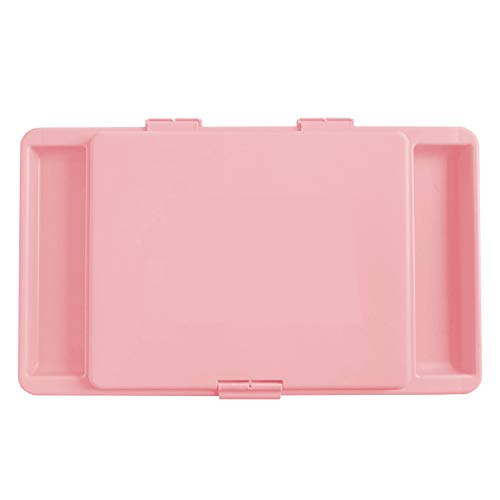 Loddie Doddie Folding Lap Desk - Blush, Plastic & Steel - Sturdy Car Seat Tray for Kids Travel - Lap Desk with Storage Pocket & Accessory Trays - Fits Most Laptops as Laptop Bed Table - color: Blush