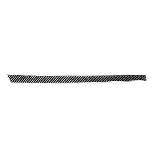 NVCNX Real Carbon Fiber Compatible With Audi B9 A4 S4 2017-2025 / A5 S5 RS5 2018-2025 2019 2020 2021 2022 2023 2024 Car Dash Co-pilot Side Panel Strip Cover Sticker Decal Interior Trim Accessories 1PC - color: Dash Co-pilot Side Panel Strip
