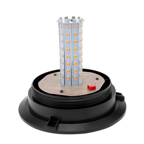Amber Led Strobe Lights, 12-48V Warning Emergency Flashing Beacon Lights, 3 Modes Waterproof Flashing Safety Warning Lights for Trucks, Cars, Bus, Tractor, Mower, ATV, Golf Carts, UTV - color: Amber