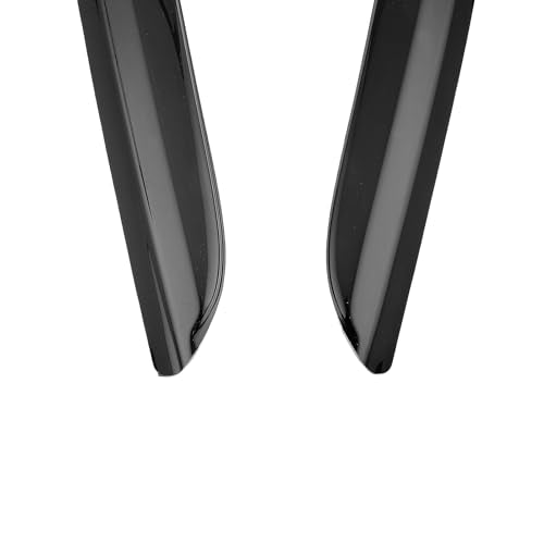 Tape-On Side Window Visor Deflectors for 2018-2023 N-issan Kicks S SV SR Smoke Tinted Rain Guards Shield Shade - size: 2018-2023 N-issan Kicks