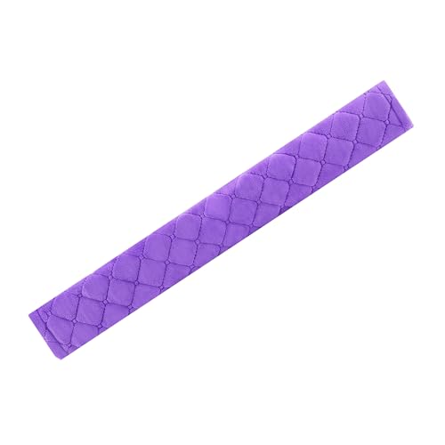 Amooca Soft Automotive Seat Belt Cover Seatbelt Shoulder Pad Neck Protector Cushions Universal Fit SUV Trucks Backpack Violet Extra Long 19.7in - color: Purple, size: 19.7in-1pc