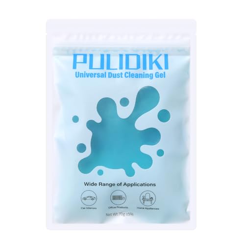 PULIDIKI Car Cleaning Gel Clean Putty, Universal Car Interior Cleaner Slime, Perfect Cleaning Kit Supplies, Auto Detailing Tools Accessories, Dust Remover Gifts for Men Women Blue (70g) - size: Blue 1 Bag (70g)