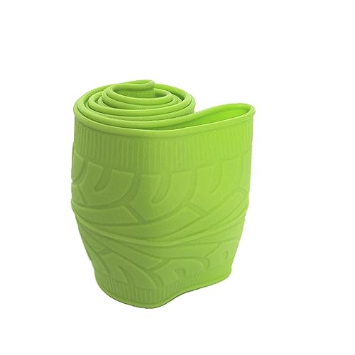 Universal Green Steering Wheel Cover:13.5 to 15 Inches Flexible Silicone Anti Slip Steering Wheel Protector Fit for Most Car Models Including Round D Shape or Special Shape - color: green