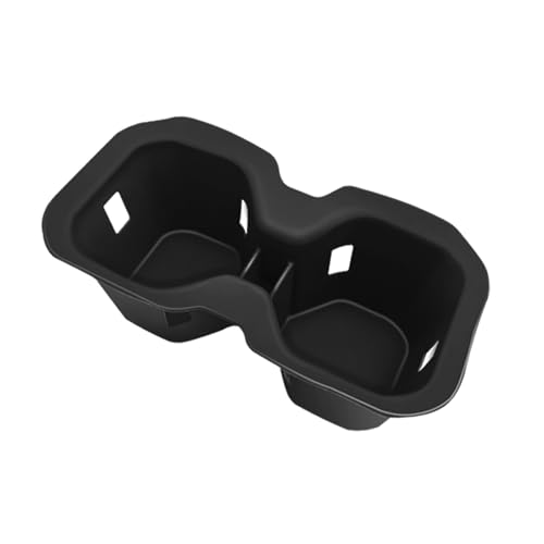 Muslogy Center Console Cup Holder Inserts Compatible with 2025 2026 Nissan Kicks Accessories Middle Console Armrest Front Drink Stopper Non-Slip Silicone Rubber Organizer Drink Cup Holder Organizer - size: Cup Holder