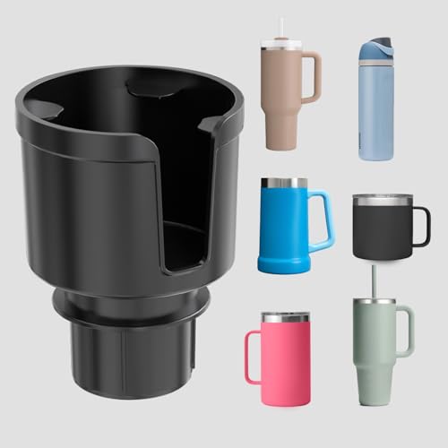 New Car Cup Holder Expander Compatible with Owala FreeSip (32 & 40 Oz. Models), Also Compatible with FreeSip Sway 40oz, Large Water Bottles and Tumblers