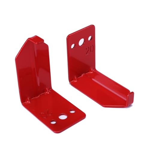 Fire Extinguisher Mount Wall Hook Bracket for Holding up to 20 lbs Extinguishers, Suited for Large and Small Dry Chemical and Water Extinguishers - size: 2 Brackets