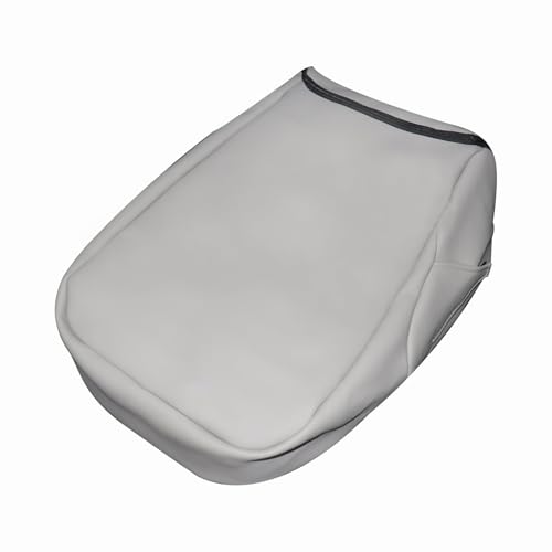 Console Jump Seat Armrest Leather Cover Light Gray Compatible with Chevy Silverado Avalanche Suburban GMC Yukon Sierra 2007 2008 2009 2010 2011 2012 2013 2014 - color: Gray