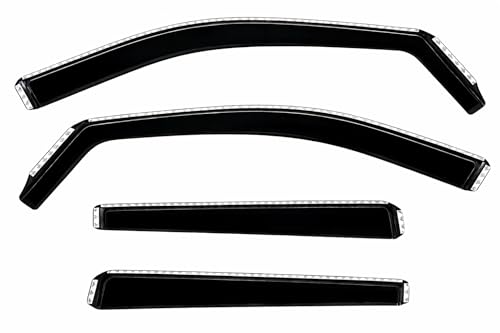 2026 2027 in-Channel Rain Guards Side Window Visor Deflectors for Toyota RAV4 LE XLE Premium SE XSE Limited Woodland, Dependable RAV 4 Vent Shade - size: For Toyota RAV-4 2026-2027 (In-Channel)