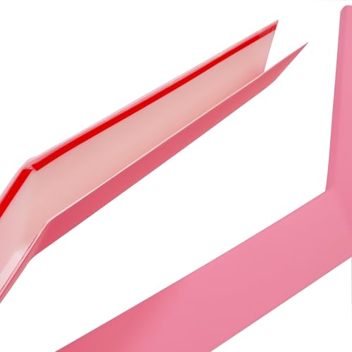 Barong for Tesla Cybertruck Accessoriess Interior Stickers Car Front Row Central Control Sides Cover Trim Frame Decal Pink - color: Front Row Central Control Sides Cover