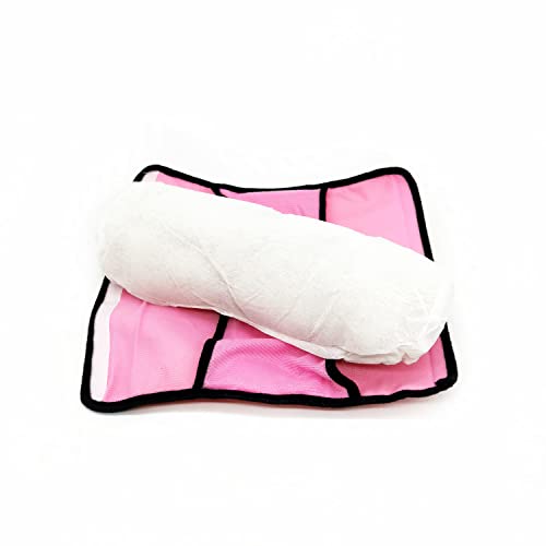 2 pcs Auto Pillow Car Safety Belt Protect, Shoulder Pad, Adjust Vehicle Seat Belt Cushion for Kids (Blue/Pink)