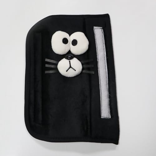 Car Plush seat Belt Cover Shoulder pad, Cute Little Dog Pattern Design, Interior Decoration Product, Suitable for Children and Adults (Cute Dog)