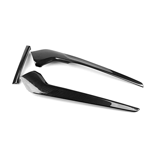 Car Side Gear Shift Cover Strip Decals for 2022 2023 2024 2025 Honda Civic 11th Gen Accessories ABS Carbon Fiber Interior Stickers - color: Gear Shift Side Cover
