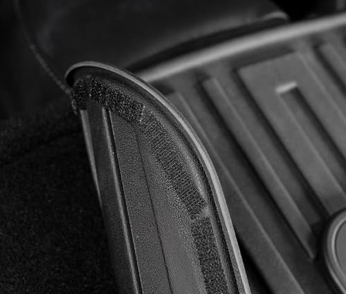 Kick Mats Backrest Mats for 2020-2024 2025 Kia Telluride 7 Passenger Captain Chairs Car Mats Accessories, All Weather TPE Interior Protector(2nd Row Backrest Mats) - size: 2nd Row Backrest Mats