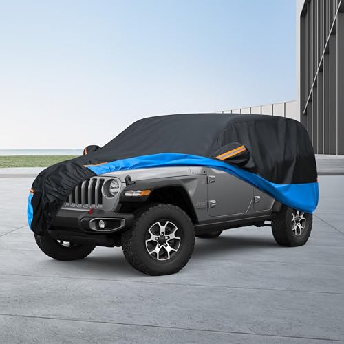 Car Cover Waterproof All Weather Outdoor Windproof Dustproof UV Protection Fit SUV - color: 3 SUV Car Cover, size: S3-Fit Suv Length 191-201 inch