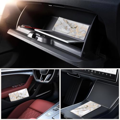 Car Registration and Insurance Holder,Colour Patterns Men Women Car License Document Registration and Insurance Card Holder - color: Grey Marble
