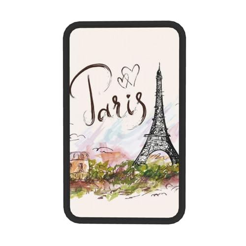 Paris Eiffel Tower Auto Center Console Cover Universal Car Armrest Pad Waterproof Women Men Automotive Interior Accessories for Most Vehicle SUV - color: Paris Eiffel Tower