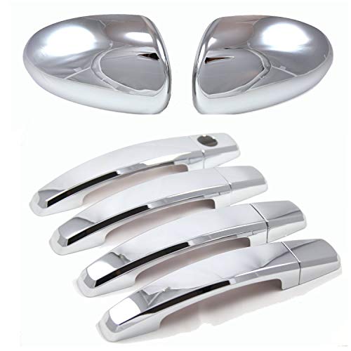 Chrome Durable ABS Door Handle and Side Mirror Covers for 2011-2015 Chevy Cruze
