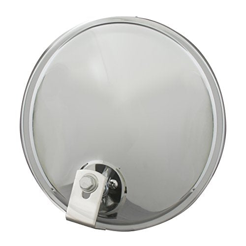 GG Grand General 33251 Stainless Steel 8” Convex Blind Spot Mirror with Offset Mount for Trucks, Buses, Utility Vehicles and More - size: 8", style: Offset-Stainless Steel