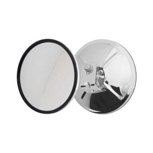GG Grand General 33260 Chrome 6" Convex Blind Spot Mirror with "L" Bracket - size: 6", style: Center-Chrome
