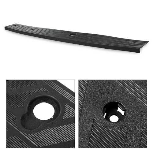 GRAND ORANGE Rear Sill Plate, Compatible with Ford Transit 150 250 350 2015-2023 Cargo Van, CK41-B40352-C Black Rear Door Step Pad Accessories - size: Fit Ford Transit 150 250 350 Cargo Van 2015-2023