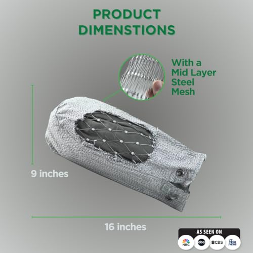 New & Improved ProKevLock Vehicle Side Mirror Covers Set with Anti-Theft Lock, UHMWPE, HPPE, 304 CRES Steel Mesh, Fits all Vehicles & Most Pickup Trucks, Protection from Ice, Bird Droppings, Version 3 - size: 16 x 9 x 5 Inches