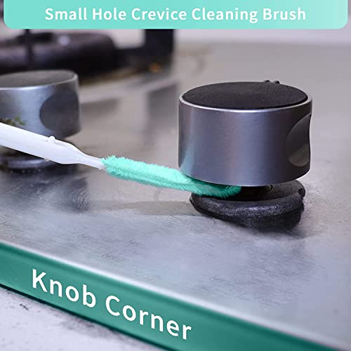 Lumkew Small Cleaning Brushes for Small Spaces, Tiny Household Cleaning Supplies Tools, Mini Crevice Cleaning Brush Scrub Narrow Corner Nook Track Grooves Bathroom Kitchen Home Detailing, 16 Pcs - size: F-16pcs