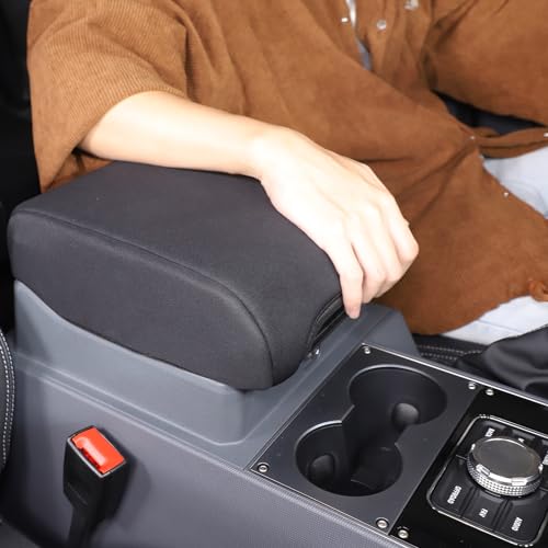 Armrest Box Cover Center Console Pad Compatible with Ineos Grenadier 2020-2024, Comfortable, Breathable, Cloth Center Console Armrest Cushion - color: Cloth