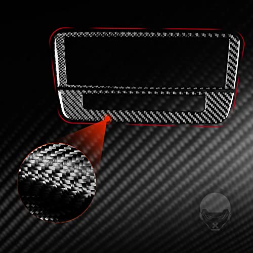 Real Carbon Fiber Center Console Radio Warning Light Buttons Control Trim Panel Frame Sticker Cover Interior Trim Decal Compatible With Benz CLA C117 2014-2018 GLA X156 2015-2019 Accessories Black - A - color: Center Console Radio Warning Light Buttons Co